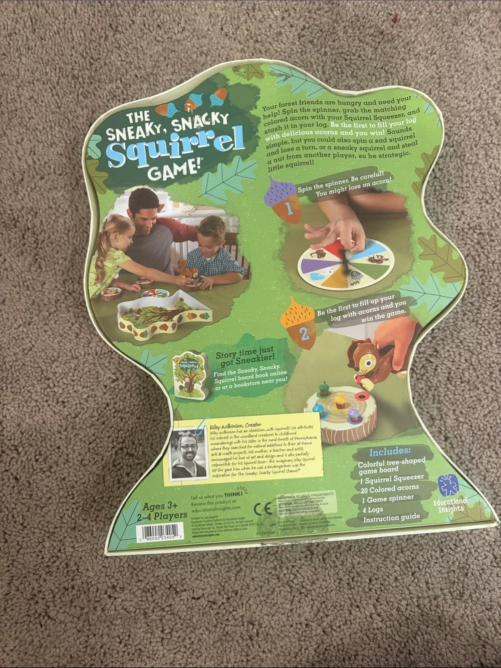 The Sneaky, Snacky Squirrel Game - Green
